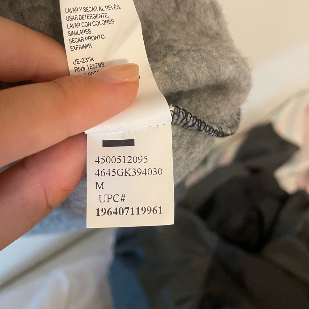 Mens Izod Gray Zip Up Sweater - Picture 9 of 9